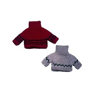 Pair of Knit Sweaters for Dolls Or Teddy Bears